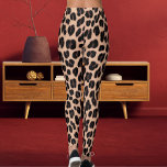 Patel Grey Orange Dark Brown Safari Leopard Print Leggings<br><div class="desc">Elevate your workout gear with our stylish leopard print leggings! The soft,  stretchy fabric molds to your body for ultimate comfort,  whether you’re hitting the gym,  doing yoga,  or just lounging. Add a personal touch with your own image. Unleash your wild side and step out in style today!</div>