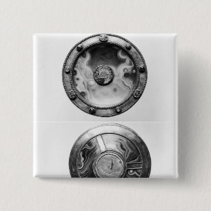 Paten with a medallion depicting the Last 15 Cm Square Badge