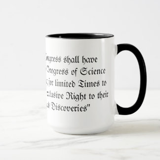 Patent and Copyright Clause (US Constitution) Mug