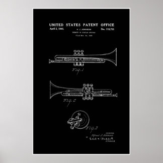 Patent - Trumpet - Poster