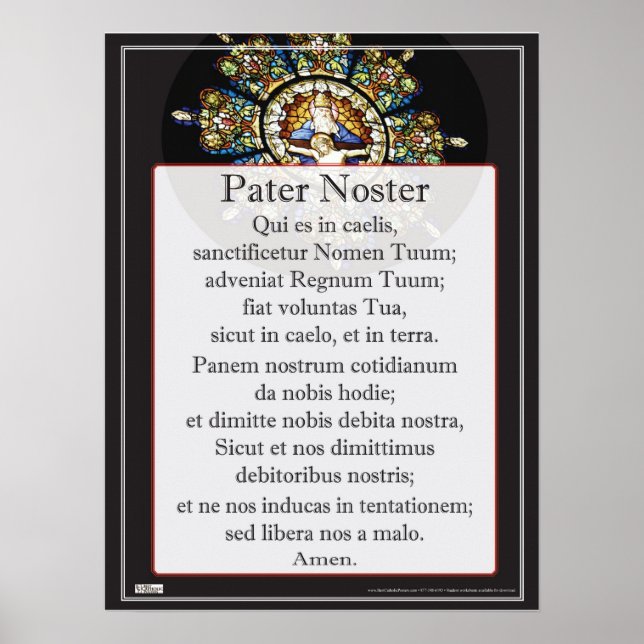 Pater Noster Poster (Front)