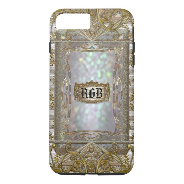Paternost Monogram Plus Case-Mate iPhone Case (Back)