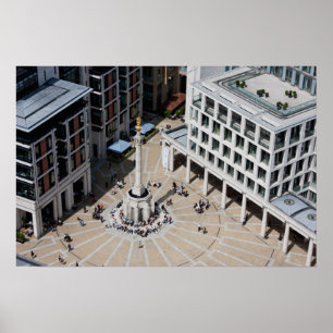Paternoster Square in London England Poster