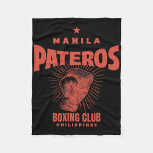 Pateros Manila Boxing Club Philippines - Boxing  Fleece Blanket