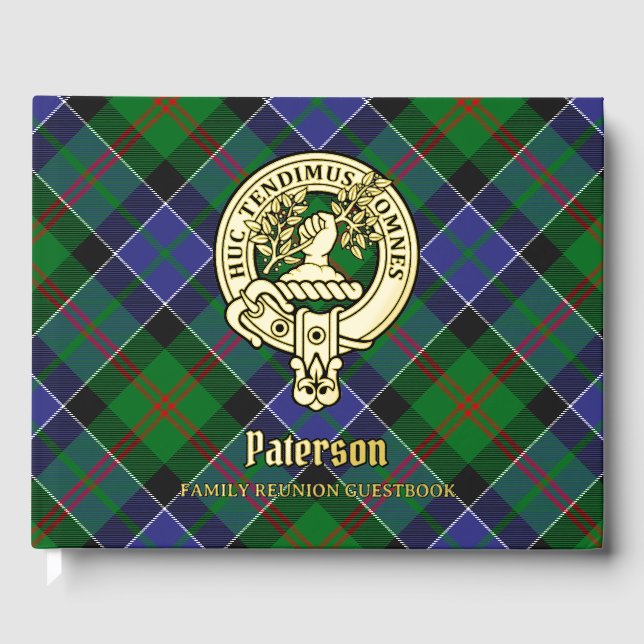 Paterson Family Reunion Guest Book (Front)