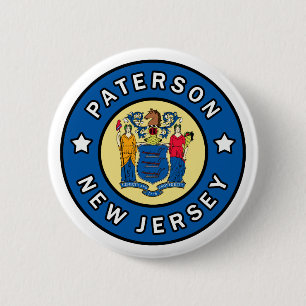 Paterson New Jersey 6 Cm Round Badge