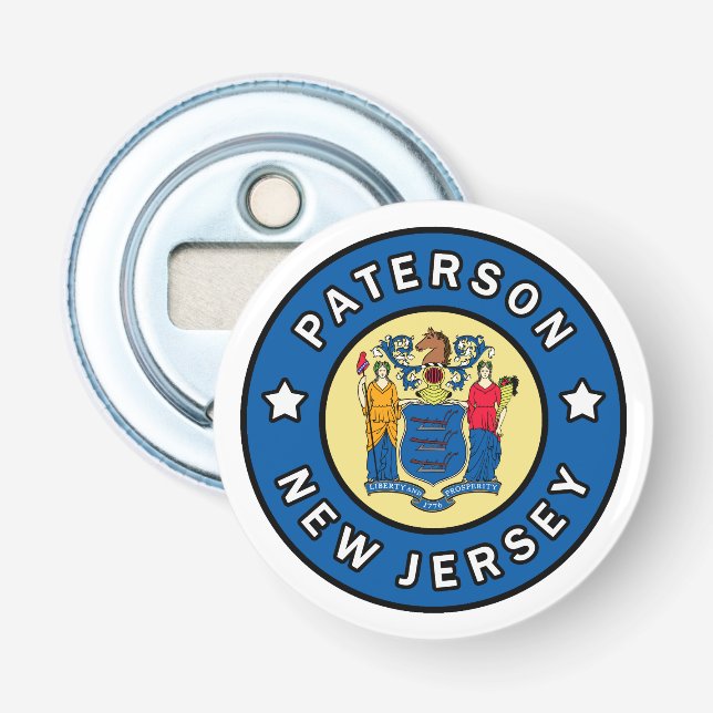 Paterson New Jersey Bottle Opener (Front)