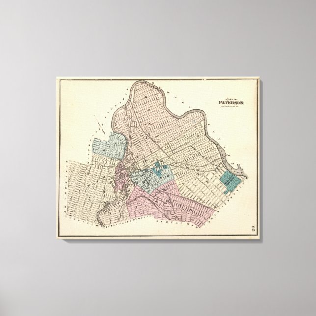 Paterson, New Jersey Canvas Print (Front)