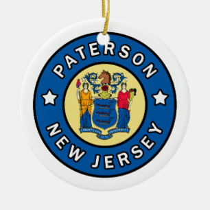 Paterson New Jersey Ceramic Tree Decoration
