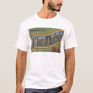 Paterson, New Jersey - Large Letter Scenes T-Shirt
