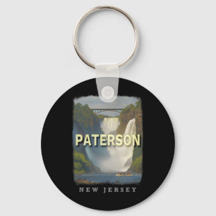 Paterson New Jersey Nj Waterfall Wonderland Sd617  Key Ring