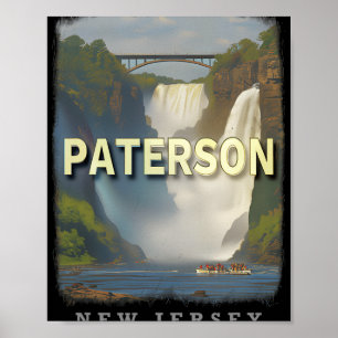 Paterson New Jersey Nj Waterfall Wonderland Sd617  Poster