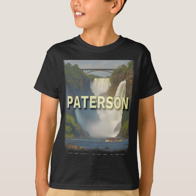 Paterson New Jersey Nj Waterfall Wonderland Sd617  T-Shirt (Front)