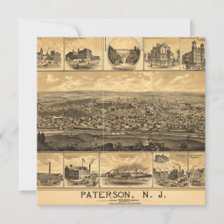 Paterson New Jersey Railroad Natural Landmarks Thank You Card