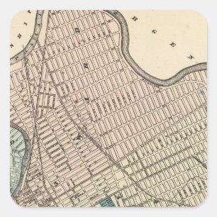 Paterson, New Jersey Square Sticker