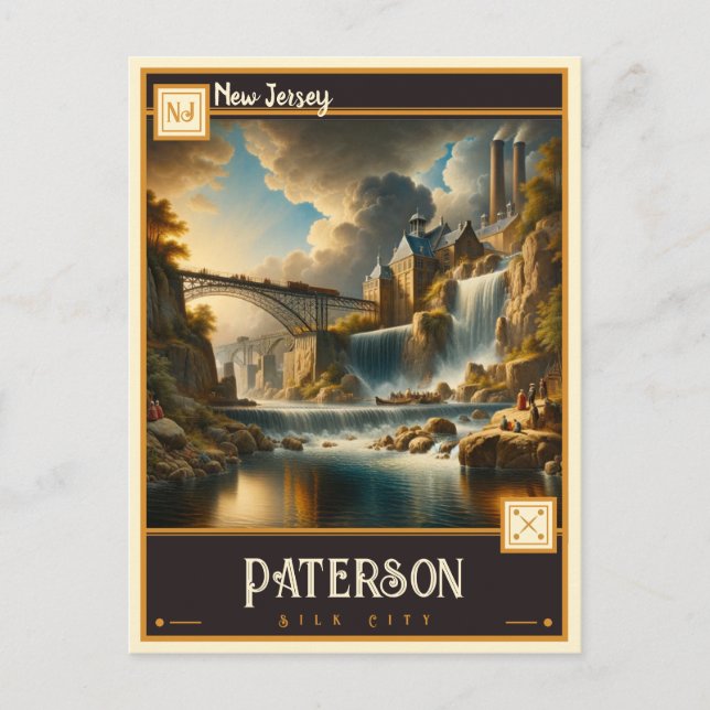 Paterson, New Jersey | Vintage Postcard (Front)