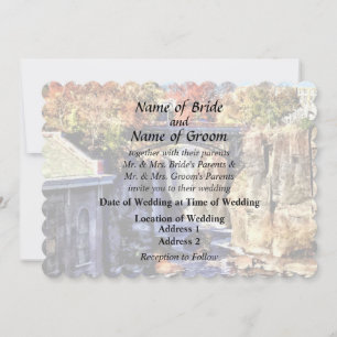Paterson NJ - Paterson Great Falls Wedding Product Invitation