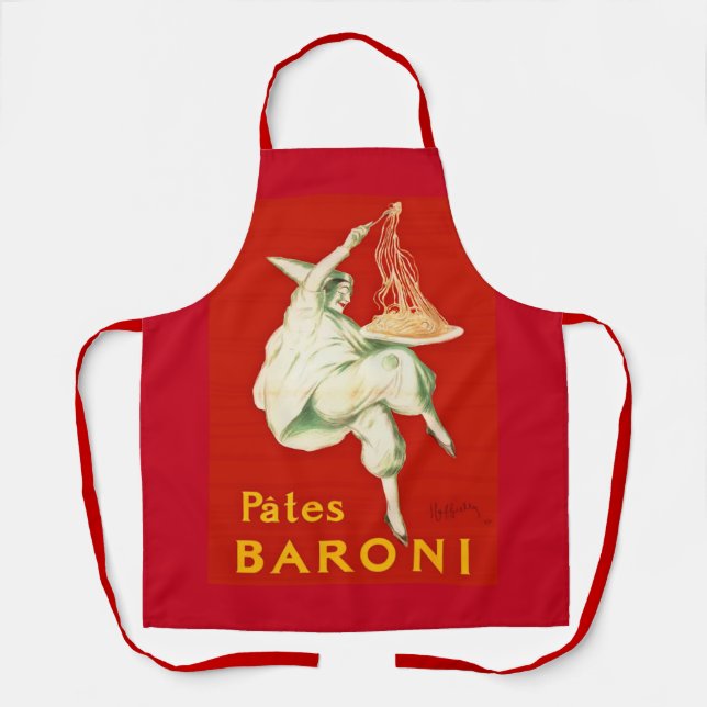 Pates Baroni Cappiello Vintage Advertisement Apron (Front)