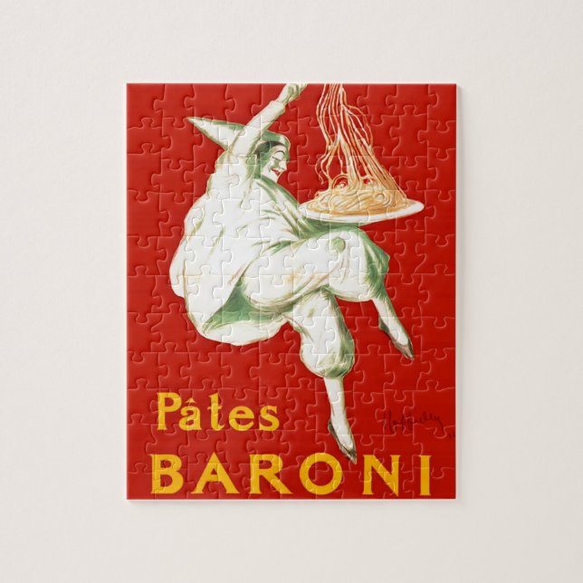 Pates Baroni Cappiello Vintage Advertisement Jigsaw Puzzle (Vertical)