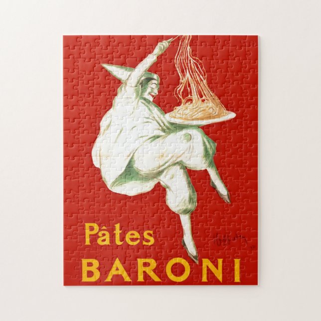 Pates Baroni Cappiello Vintage Advertisement Jigsaw Puzzle (Vertical)