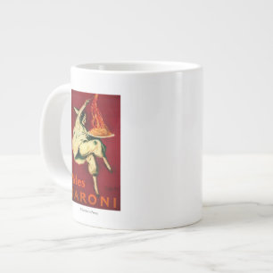 Pates Baroni Vintage PosterEurope Large Coffee Mug
