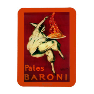 Pates Baroni Vintage PosterEurope Magnet