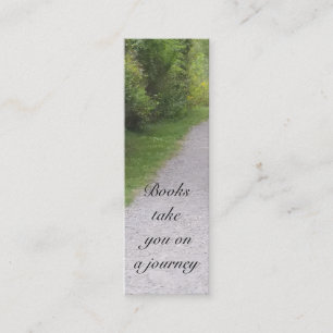 "Path" Bookmarks Mini Business Card