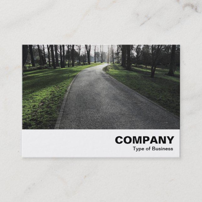 Path in a Park Business Card (Front)