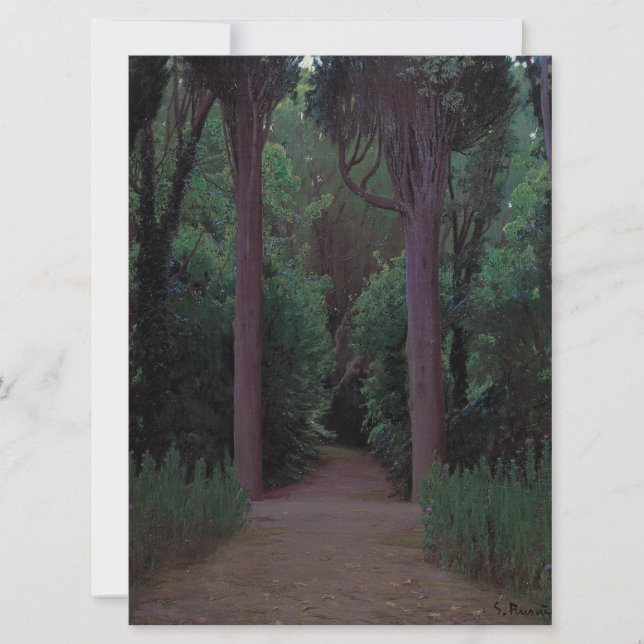 Path in a Park Card (Front)