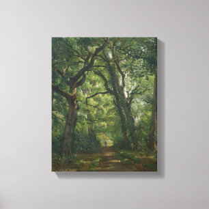 Path in the Forest, 1864 Canvas Print