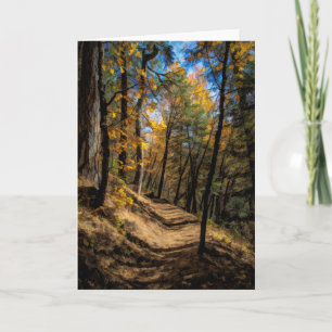 PATH IN THE WOODS CARD