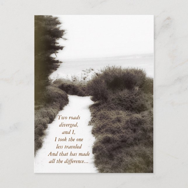 Path Less Travelled : Postcard (Front)