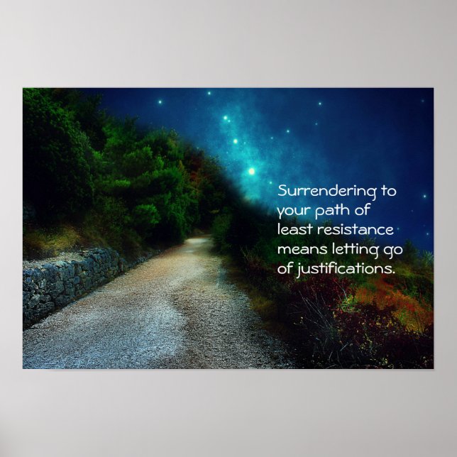 Path of least resistance poster (Front)