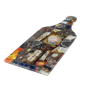 Path of Life Collage Cutting Board
