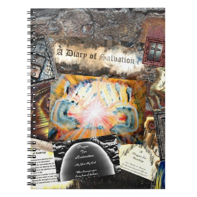 Path of Life Collage Spiral Notebook (Front)