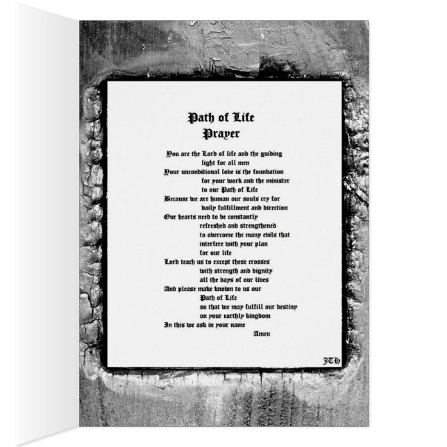 Path of Life Prayer (Inside (Right))