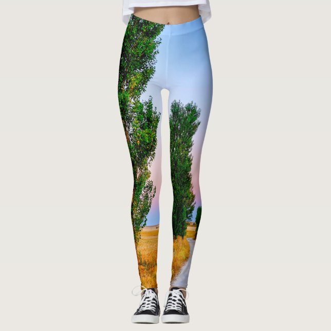 Path of the French Way  Leggings (Front)