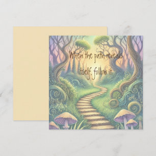Path & Quote Card