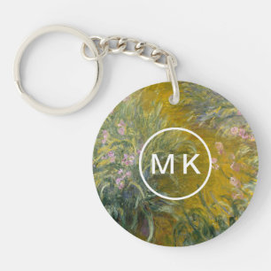 Path through the Irises Key Ring