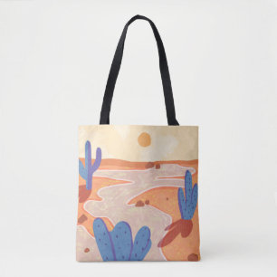 Path Through the Painted Desert Tote Bag