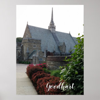 Path to Goodhart Hall at Bryn Mawr College Poster