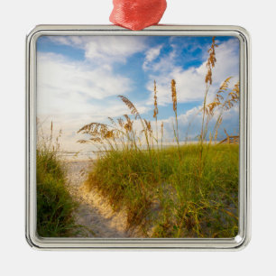 Path to the Beach Metal Tree Decoration