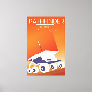 Pathfinder at Mars Space Art Canvas Print