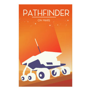 Pathfinder at Mars Space Art Photo Print