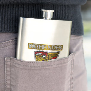 Pathfinder Badge “Pathfinder” Flask