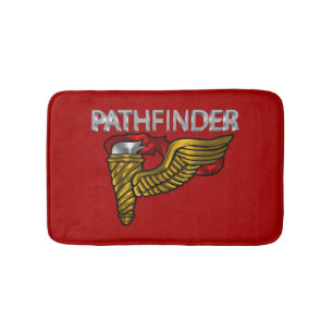Pathfinder Badge with “Pathfinder Text” Bath Mat