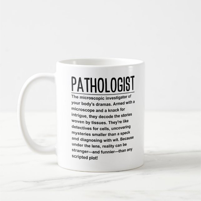 Pathologist Coffee Mug (Left)