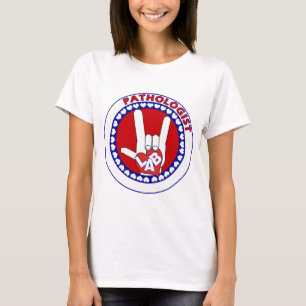 PATHOLOGIST LOGO ROUND ASL I LOVE LAB T-Shirt