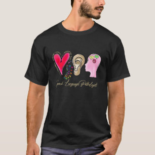 Pathologist SLP Retro Speech Therapy T-Shirt
