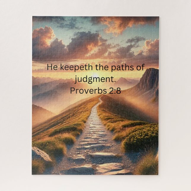 Paths of Judgment Inspirational Puzzle (Vertical)